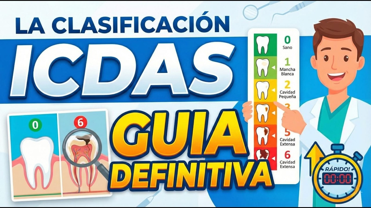 🦷CLASIFICACIÓN ICDAS Guía Definitiva para Diagnosticar Caries / Odontología Fácil de Entender