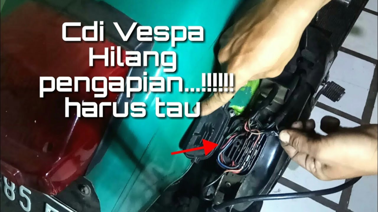 cek masalah pengapian cdi vespa