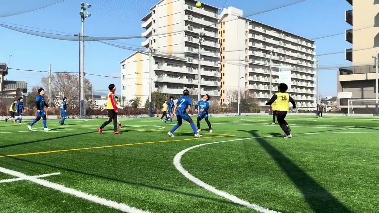 2026年1月18日(日)sportivo吹田F3大会2試合目後半