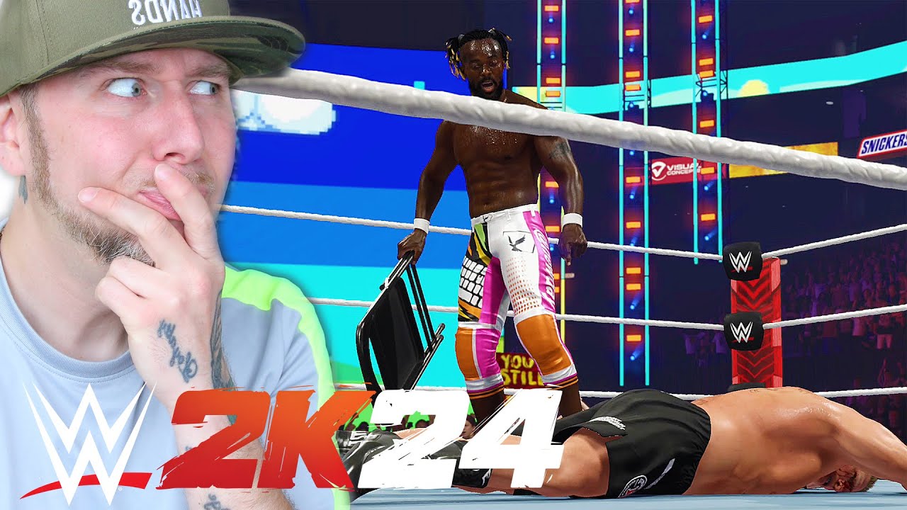 WWE 2K24 Kofi gets his revenge on Brock Lesnar in UNIVERSE Mode