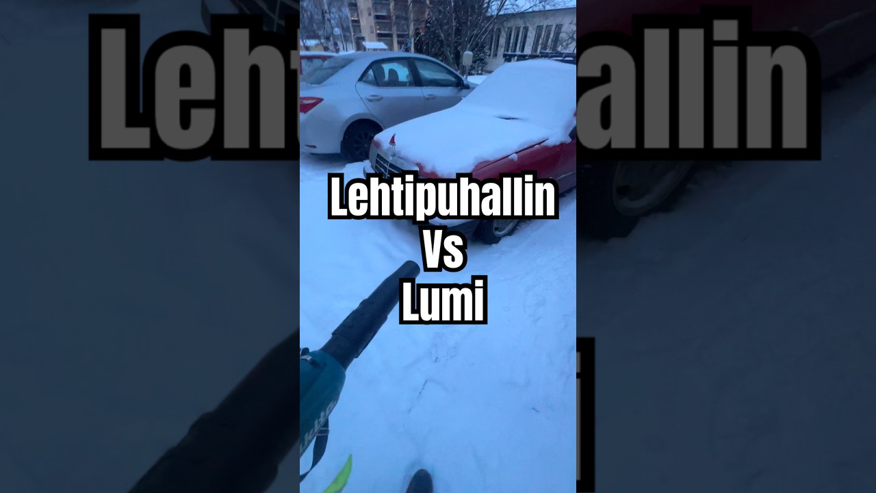 Oikea oppinen tapa ottaa lumet pois ja kaksi w124 mersua #mercedesbenz #automobile #funny #w124