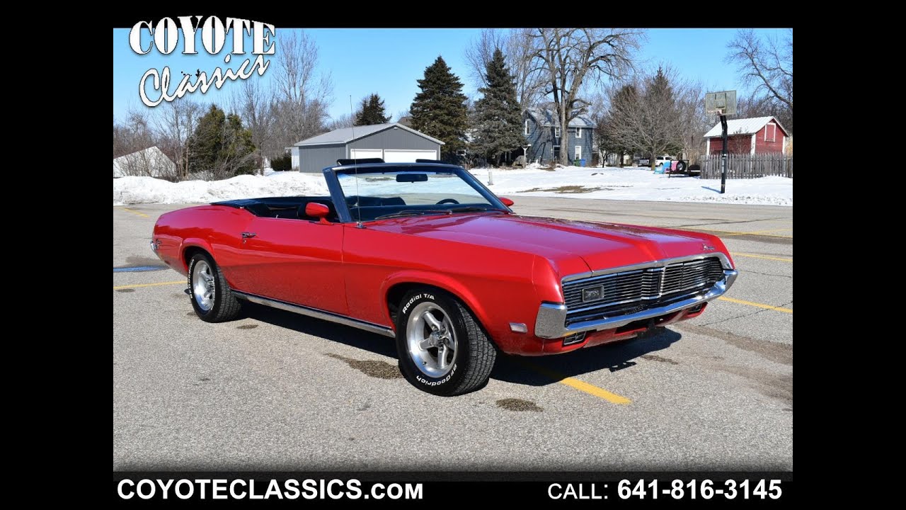 1969 Mercury Cougar Convertible For Sale at Coyote Classics