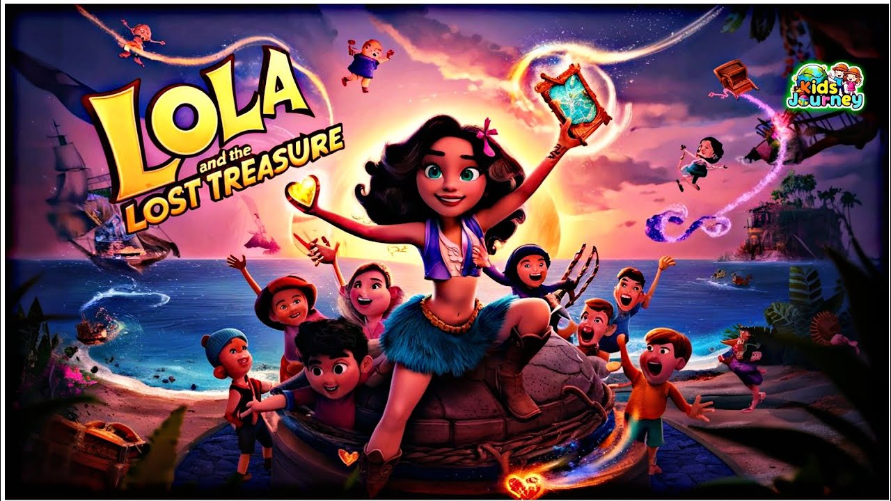 Magical 3D Adventure: Lola and the Lost Treasure | Kids Animation | @kidsjourney_46