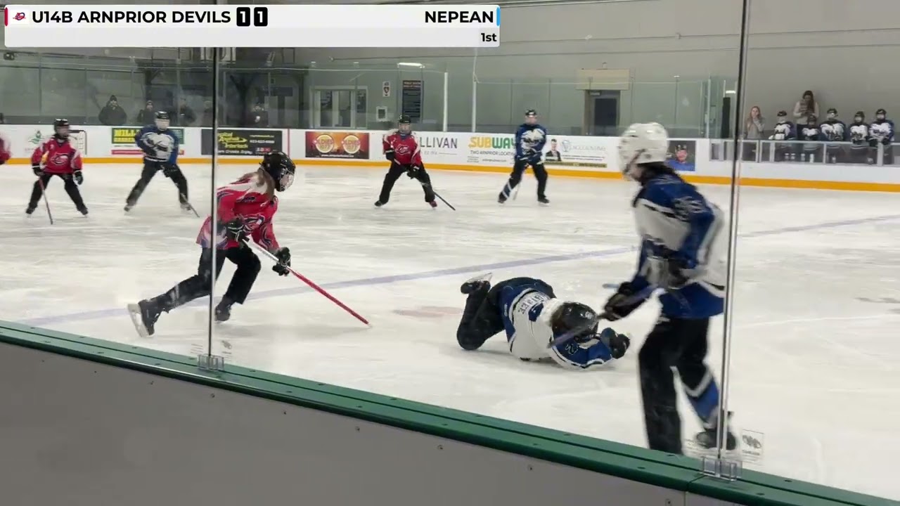 January 24, 2026 - U14B Arnprior Devils Currie vs Nepean Ravens Bird #ringette 