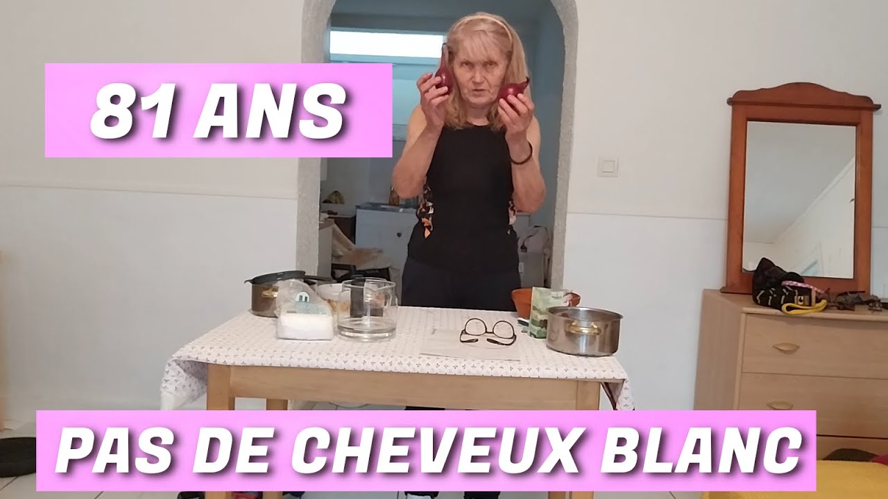 81 ANS ET PAS UN CHEVEUX BLANC !!! 