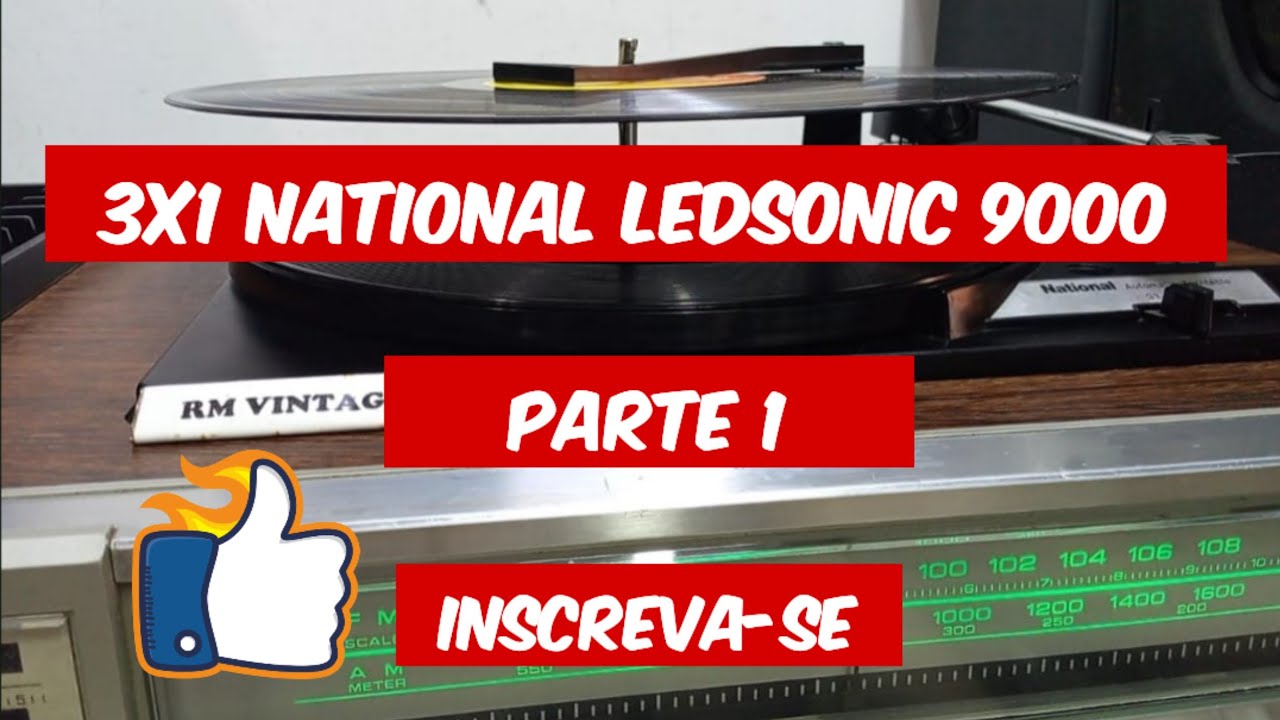 PARTE #1 SOM 3x1 NATIONAL SS-9000 LEDSONIC 9000