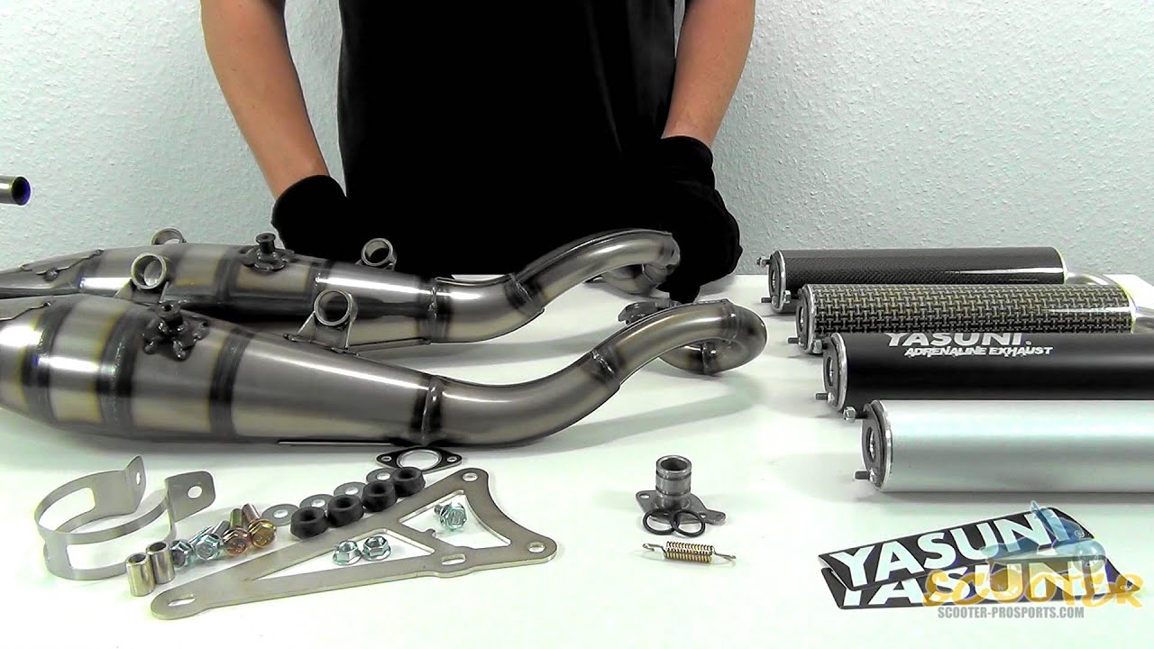 Produktvideo Auspuff Yasuni Scooter Z & R Racing | scooter-prosports.com