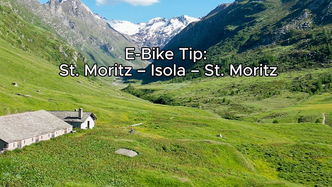 St. Moritz MTB –The Perfect Beginner E-Bike Tour from Silvaplana to Lake Silvaplana and Sils Maria.
