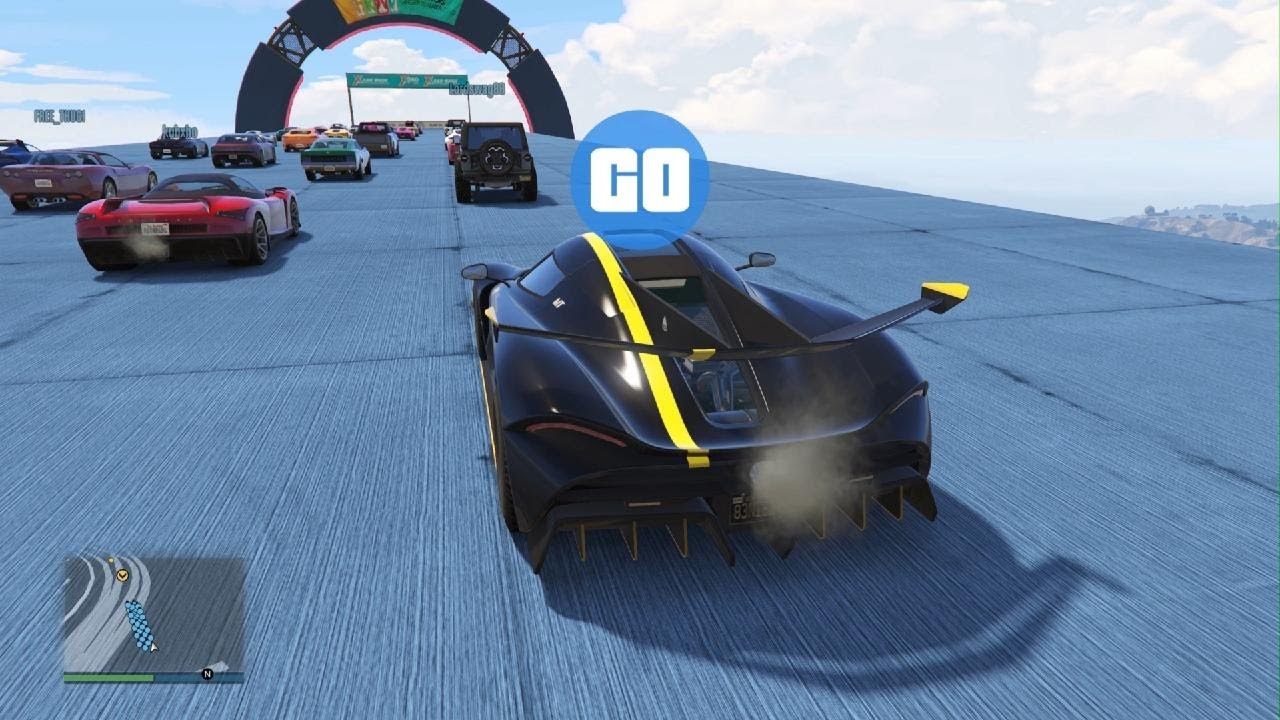 GTA Online/Long Distance Random-Skyline Speed Storm