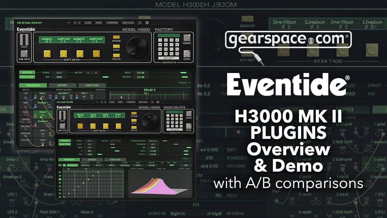 Eventide H3000 Mk II Plugins: Overview & Demo with A/B comparisons