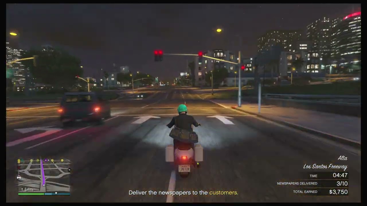 GTA 5 online newspaper in Los Santos 4K