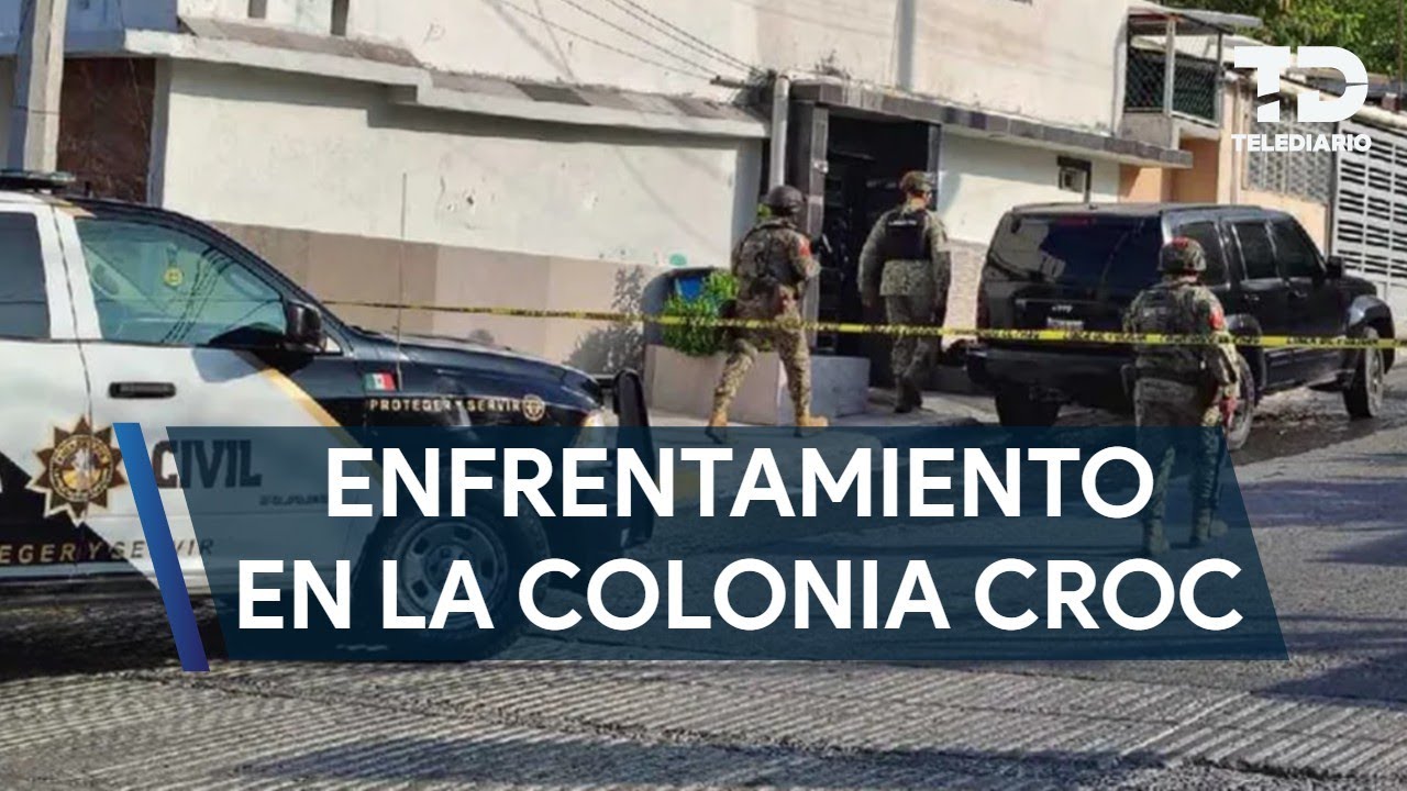Enfrentamiento en la colonia Croc en Monterrey deja un policía herido y un detenido