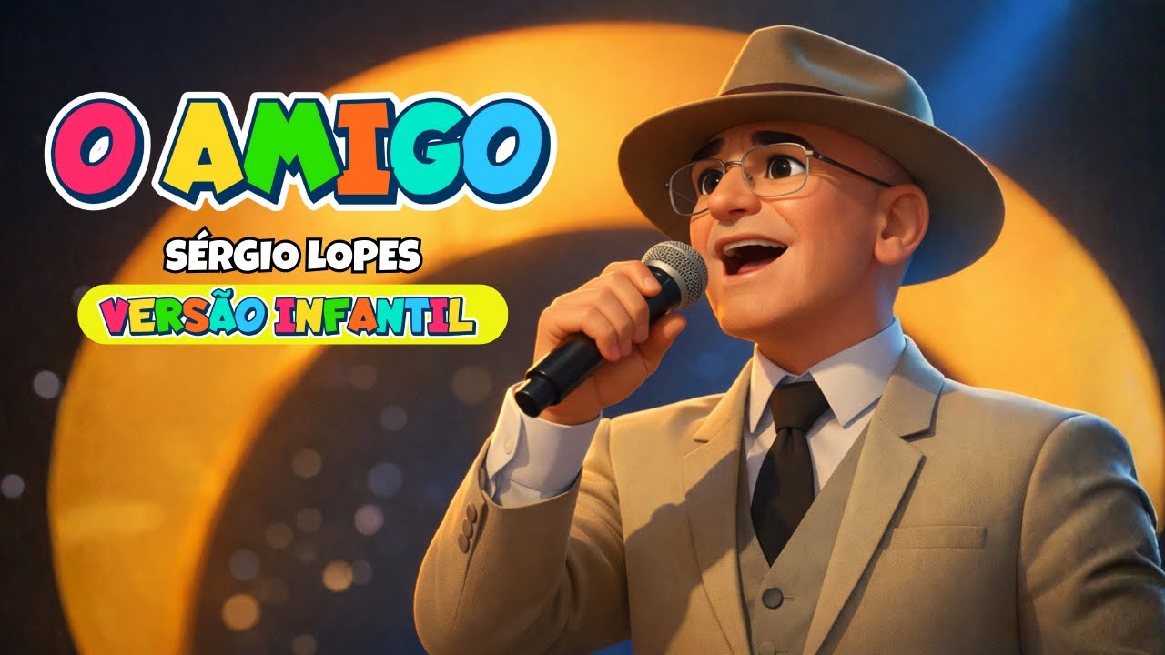 SÉRGIO LOPES - O AMIGO | VERSÃO INFANTIL [COVER] | LOUVORES PARA CRIANÇA