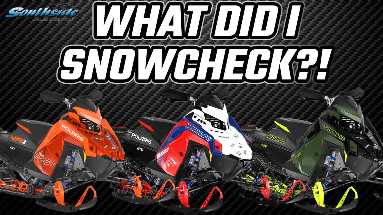 2024 POLARIS SNOWCHECK | WHAT DID I SNOWCHECK AND WHY? XCR, VR1, ASSAULT, RMK, KHAOS, 9R?!