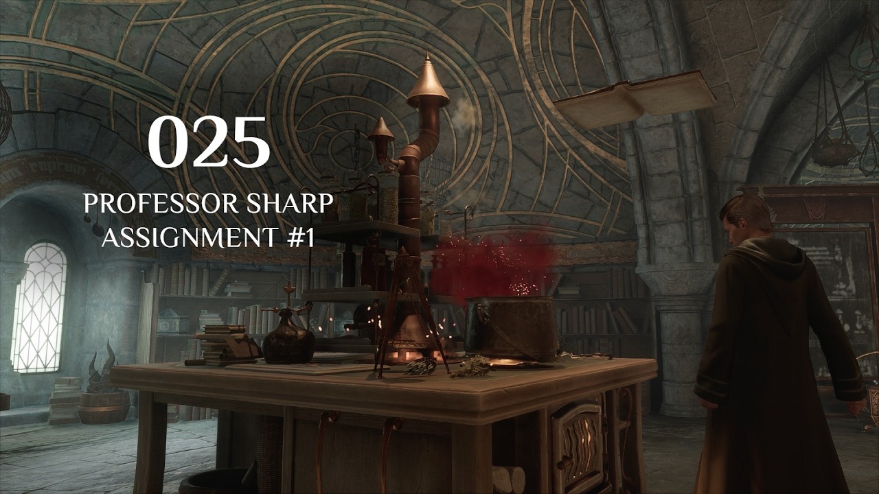 Hogwarts Legacy - Ravenclaw - 025: Professor Sharp Assignment 1