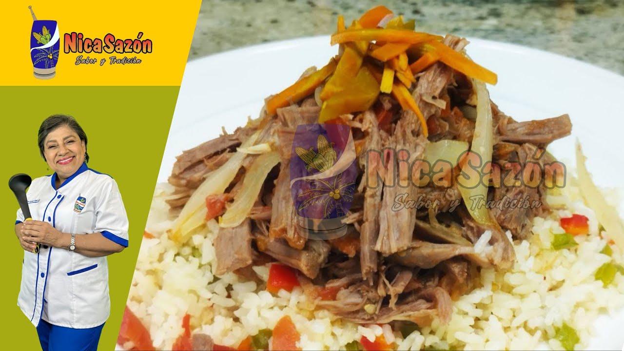 María Esther López | Arroz con carne desmenuzada