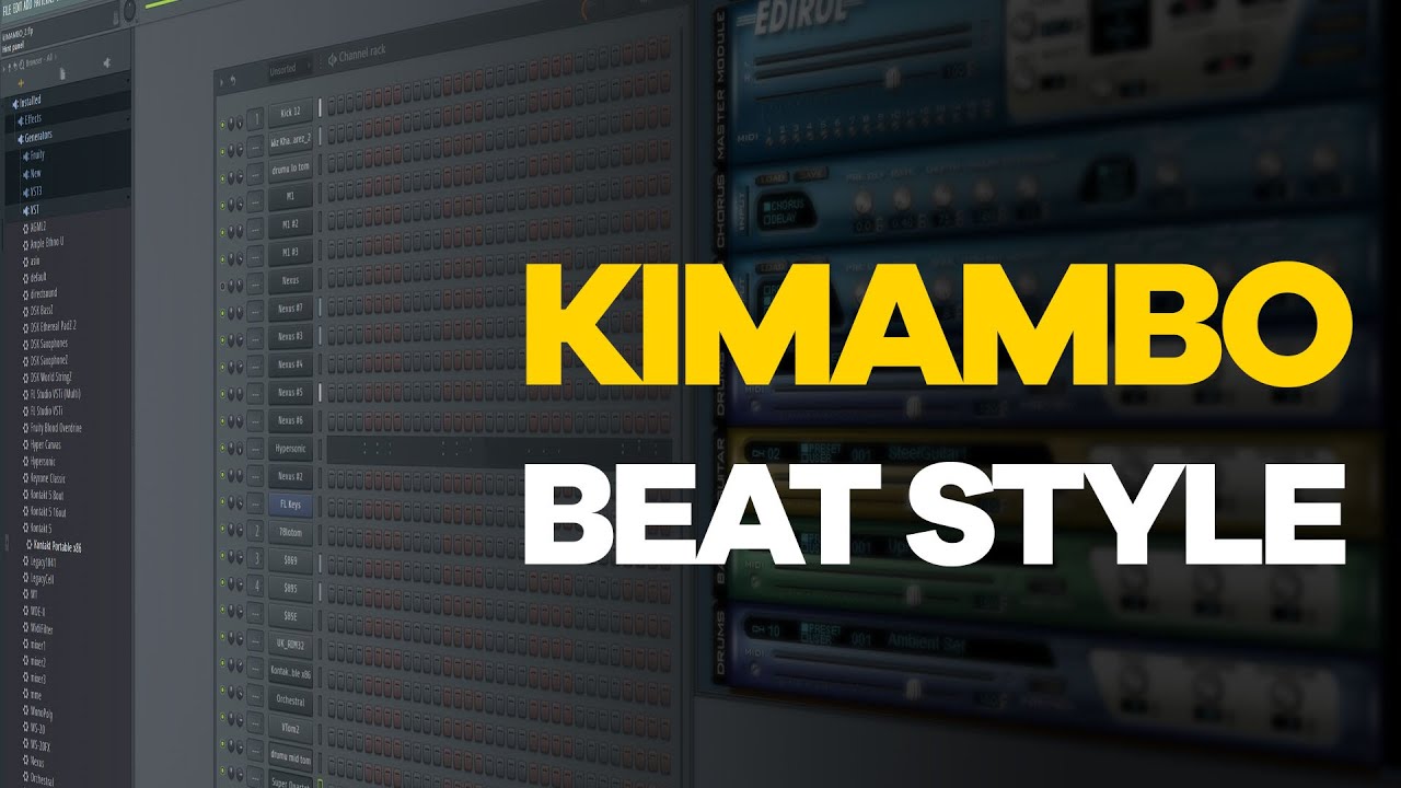 Jinsi ya kupiga beat miondoko ya Producer Kimambo katika Fl Studio