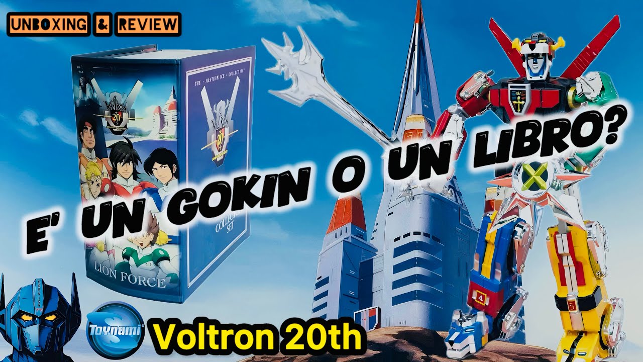 Recensione Toynami Voltron 20th #voltron #gokin #chogokin #animerobot #anime #soulofchogokin #toys 