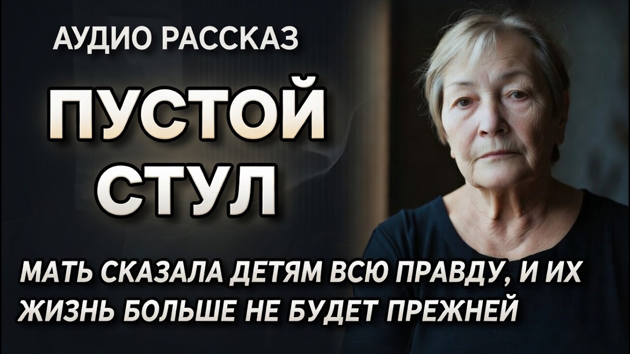 ПУСТОЙ СТУЛ: Мать сказала детям всю правду, и их жизнь больше не будет прежней // Жизненные истории