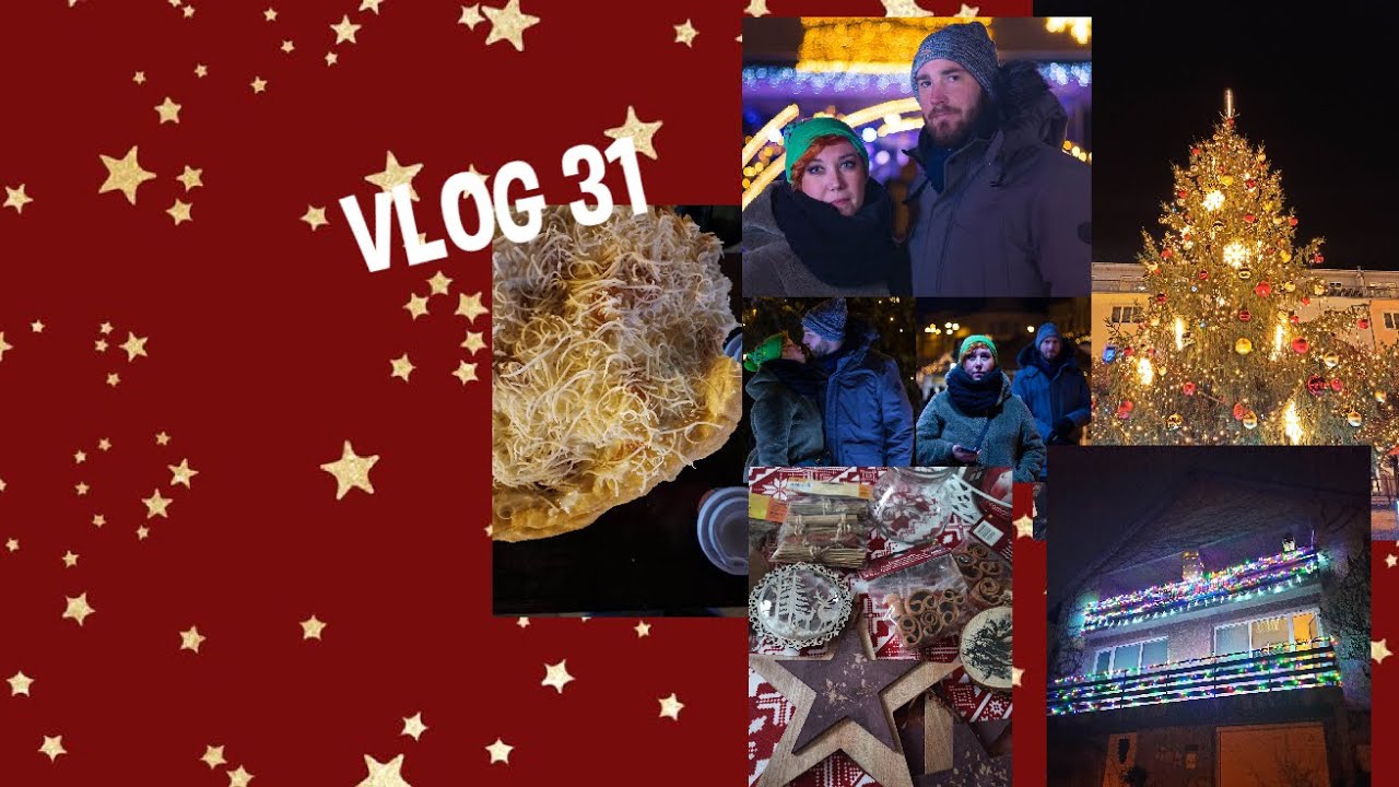 VLOG 31| Vánoční trhy, Přírodní dekorace a Atmoška doma...