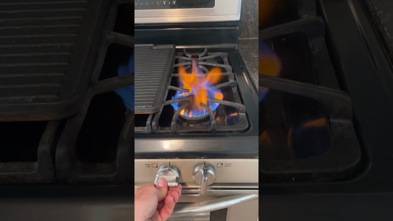 When your gas stove isn&rsquo;t operating correctly.  #homeinspection