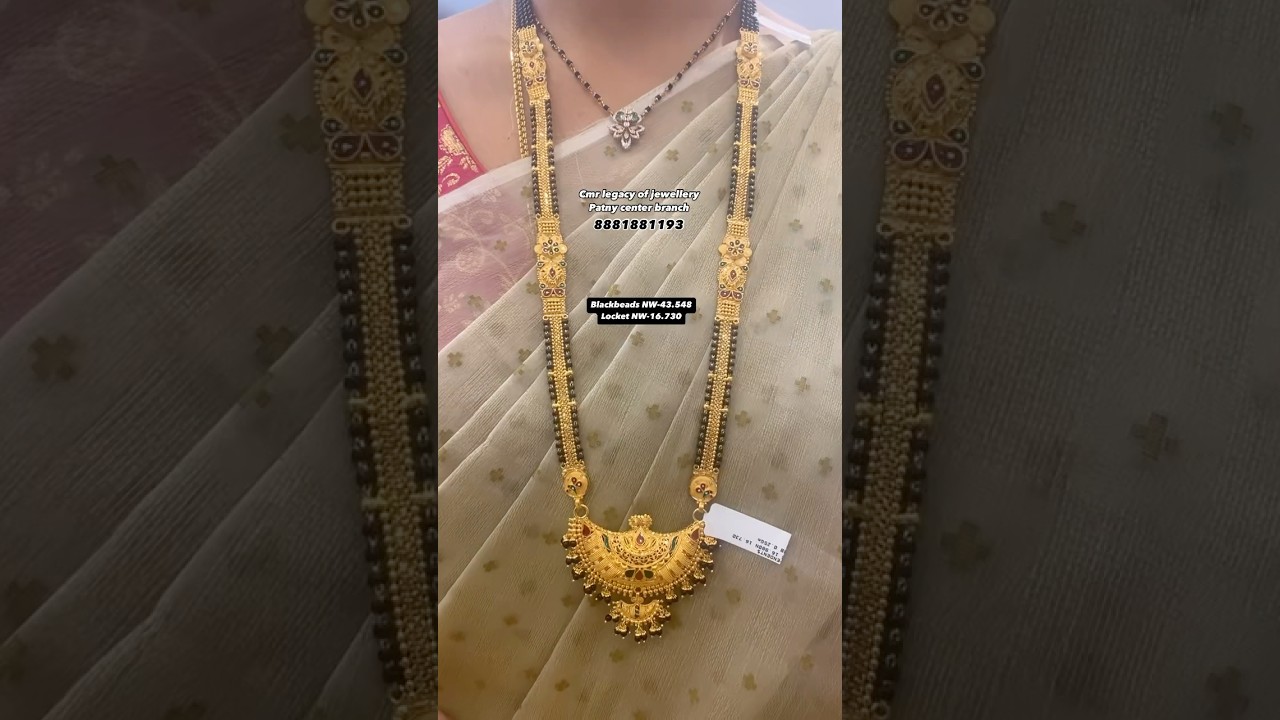 Lightweight blackbeads #nallapusalu #mangalasutra #blackbeads #gold #foryou #jewellery #bangaram