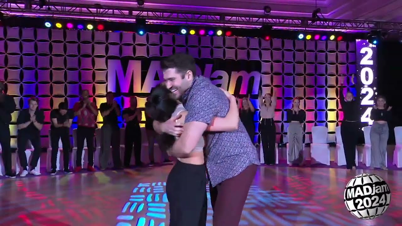 Improv West Coast Swing Dance - Ben Morris & Emily Huang - MADjam 2024 Champions Jack & Jill