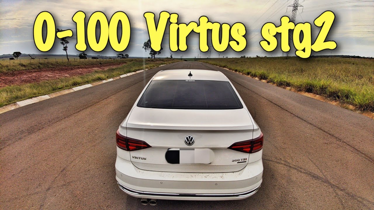 0-100 VW VIRTUS TSI STG2! VEJA QUAL OPÇÃO MELHOR PARA ARRANCAR COM ELE!!