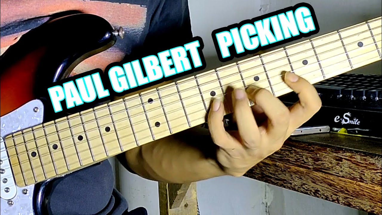 TUTORIAL STRING SKIPPING, PICKING SEPERTI PAUL GILBERT, AJIB BGT...