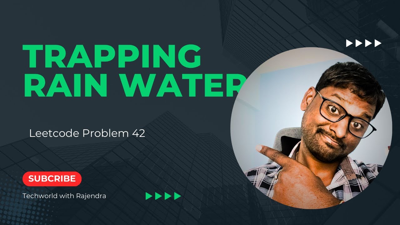 Trapping Rain Water - Leetcode 42 - Data Structures & Algorithms Tutorials in Python