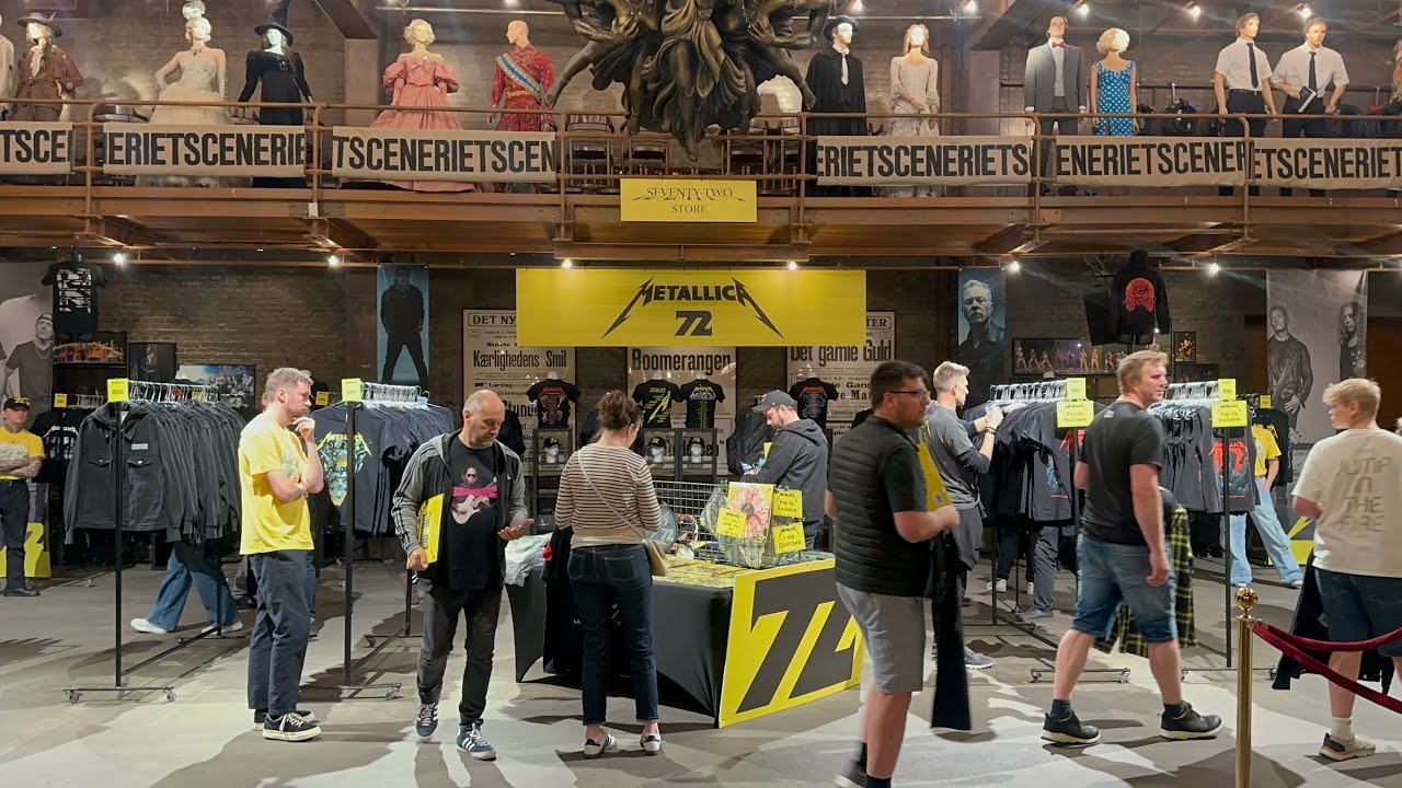 Copenhagen | Metallica M72 Popup store tour 2024 #M72Copenhagen #metallica