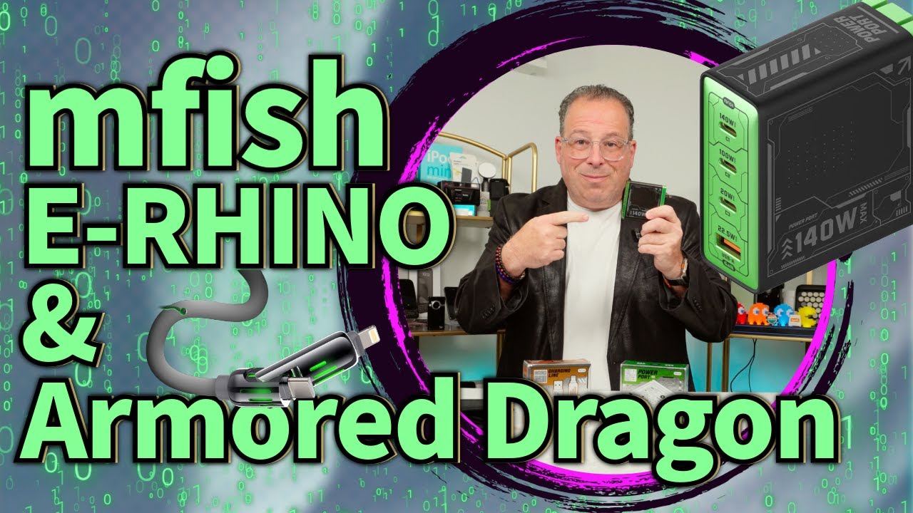 Can This 140W Charger Replace All Your Adapters? mfish E-RIHNO & Armored Dragon Cable Review Review
