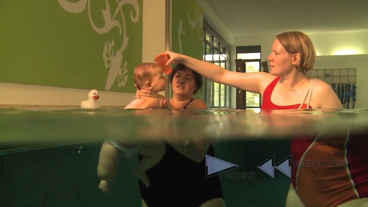 Babyschwimmen, Babytauchen, Baby Unterwasser, Video-Memories