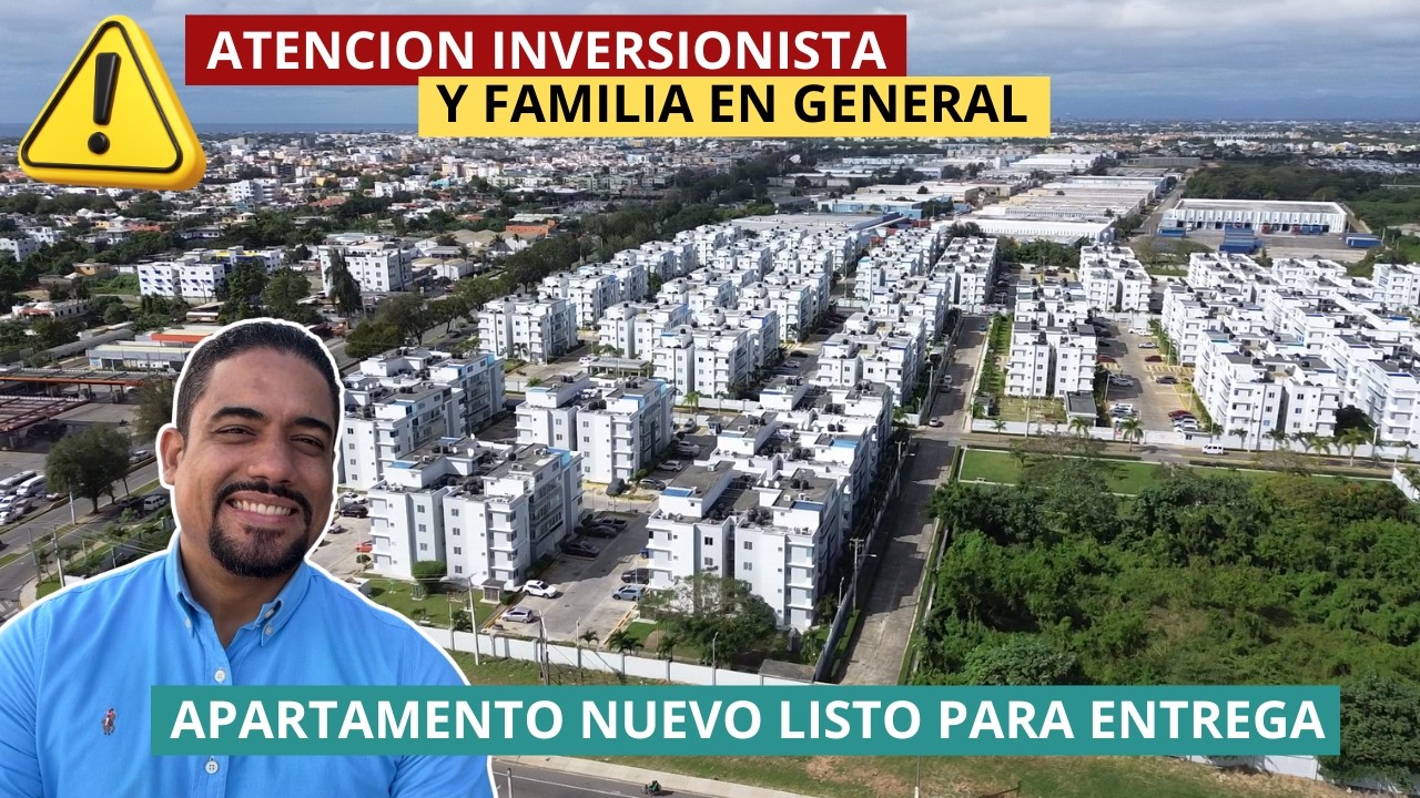 APARTAMENTO LISTO PARA ENTREGA PARA VIVIR O INVERTIR EN LA MISMA AUTOPISTA DE SAN ISIDRO