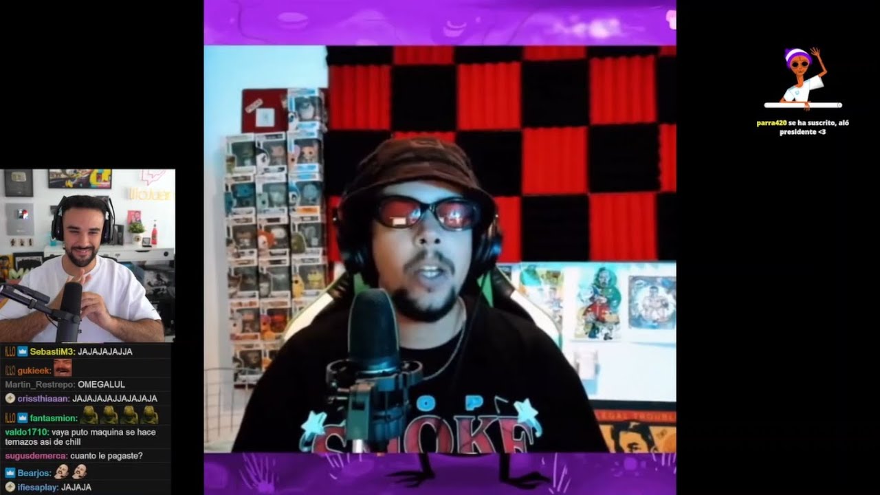 Illojuan reacciona a Spok Sponha improvisando sobre sus churros