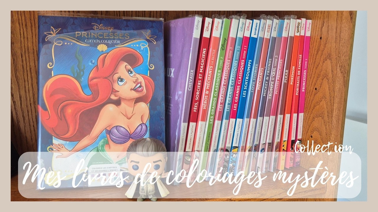 Tous mes livres de coloriages mystères 🤩 | Collection 📚
