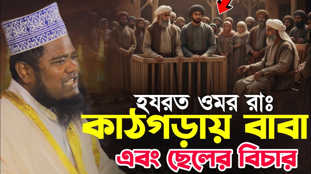 হযরত ওমর রাঃ কাঠগড়ায় বাবা এবং ছেলের বিচার | ক্বারী রুহুল আমিন সিদ্দিকী | Ruhul Amin Siddiqui waz 
