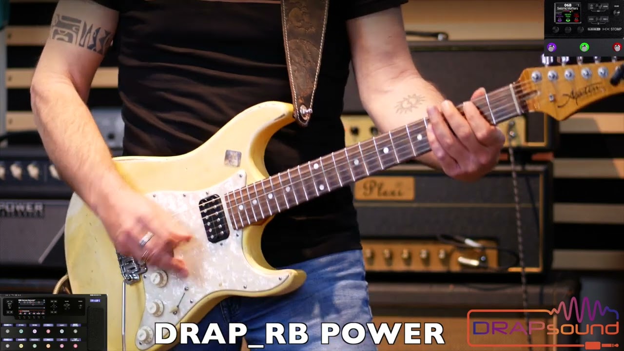 Ruggero Brunetti plays his new DRAP_RB PACK (6 presets) for HELIX & HX STOMP !!!