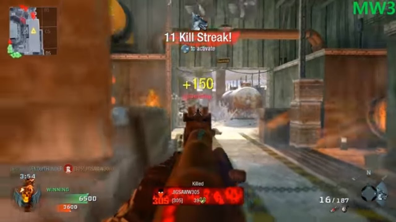 COD Black Ops: Blackbird, Chopper Gunner, Dogs! (Call of Duty: Black Ops Multiplayer Gameplay)