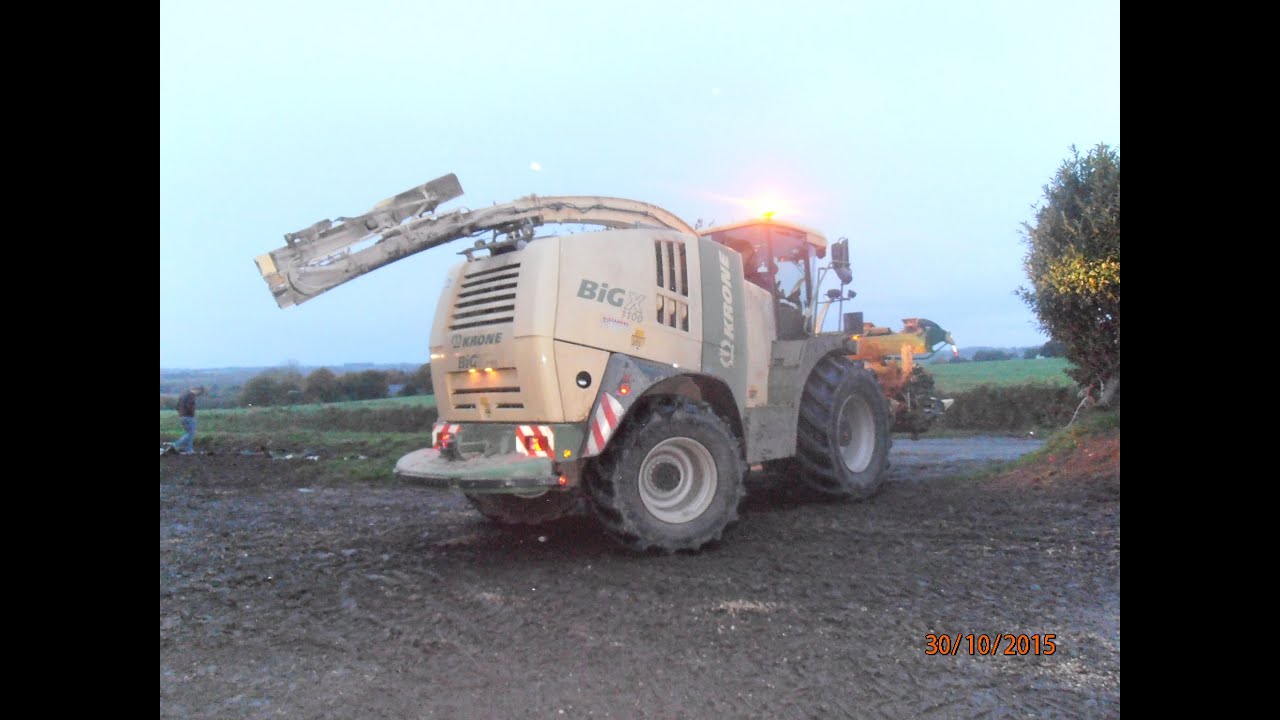 Ensilage de maïs 2015 dans les côtes d'armor avec l'E.T.A Briand