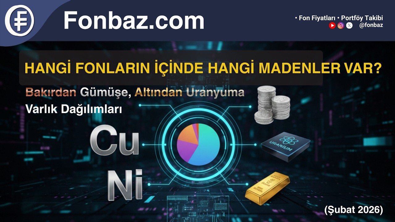 Hangi Fonların İçinde Hangi Madenler Var? #bakır #gümüş #altın #petrol #uranyum