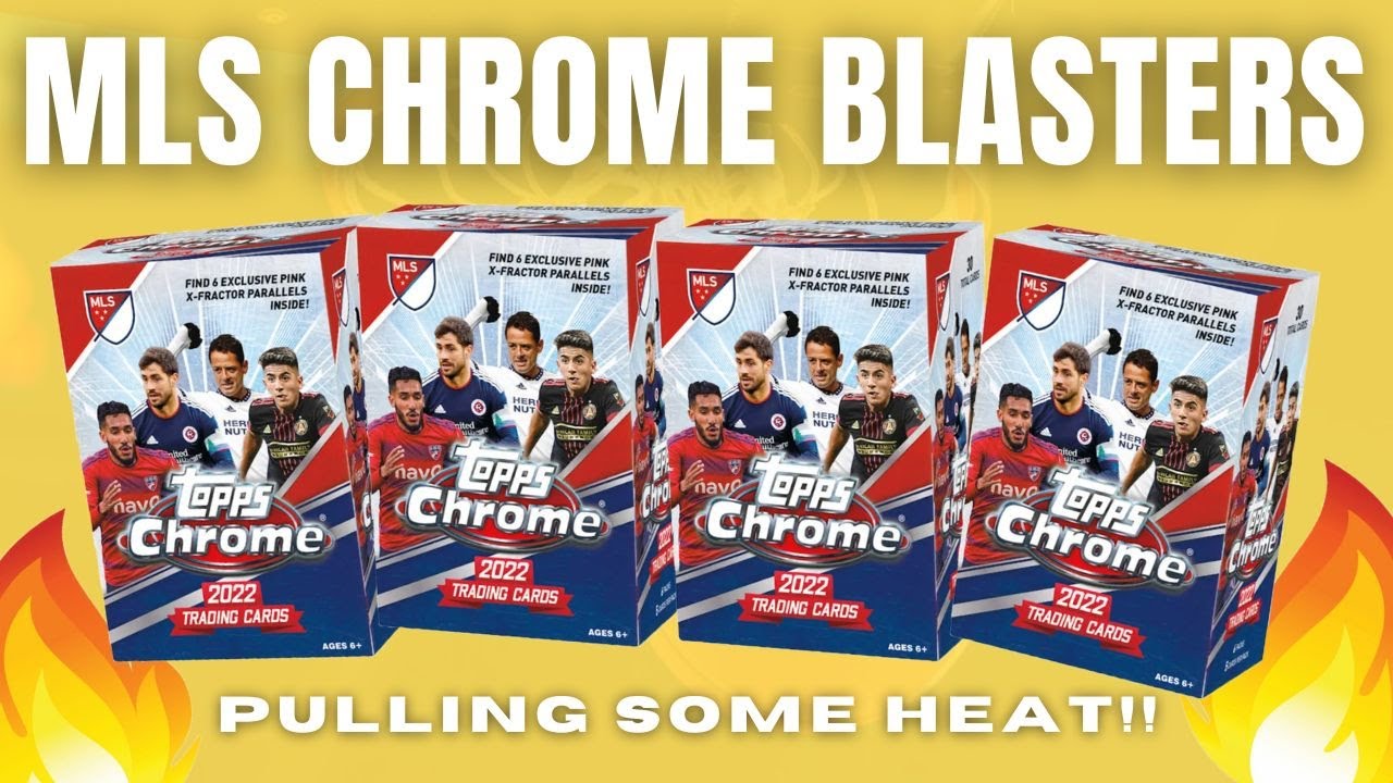 Opening 4 Topps Chrome MLS Blasters! - These Are Loaded!!