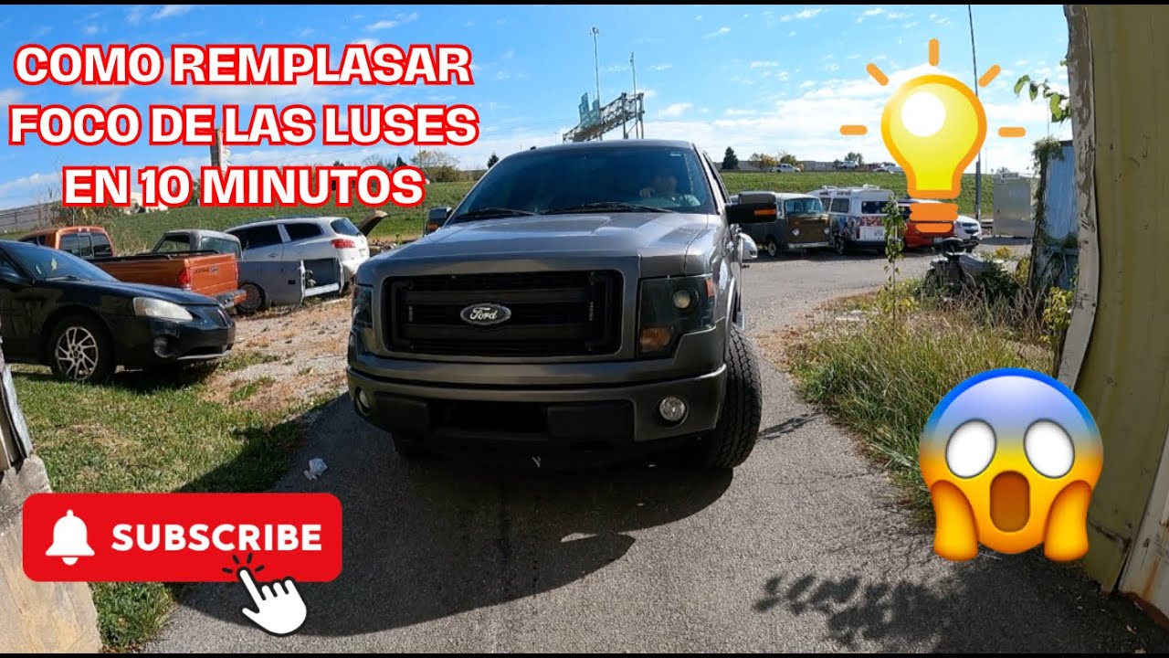 COMO REMPLAZAR UNA HEADLIGHT ( 10 MINUTOS ) FORD F150!