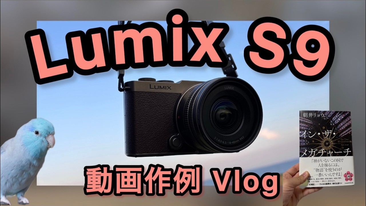 【名機】Lumix S9で休日Vlog撮影（動画作例あり）