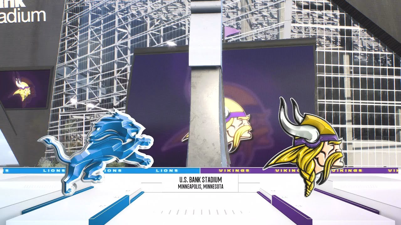 Madden NFL 26 - Detroit Lions Vs Minnesota Vikings PS5 Simulation Week 17 (Updated Rosters)