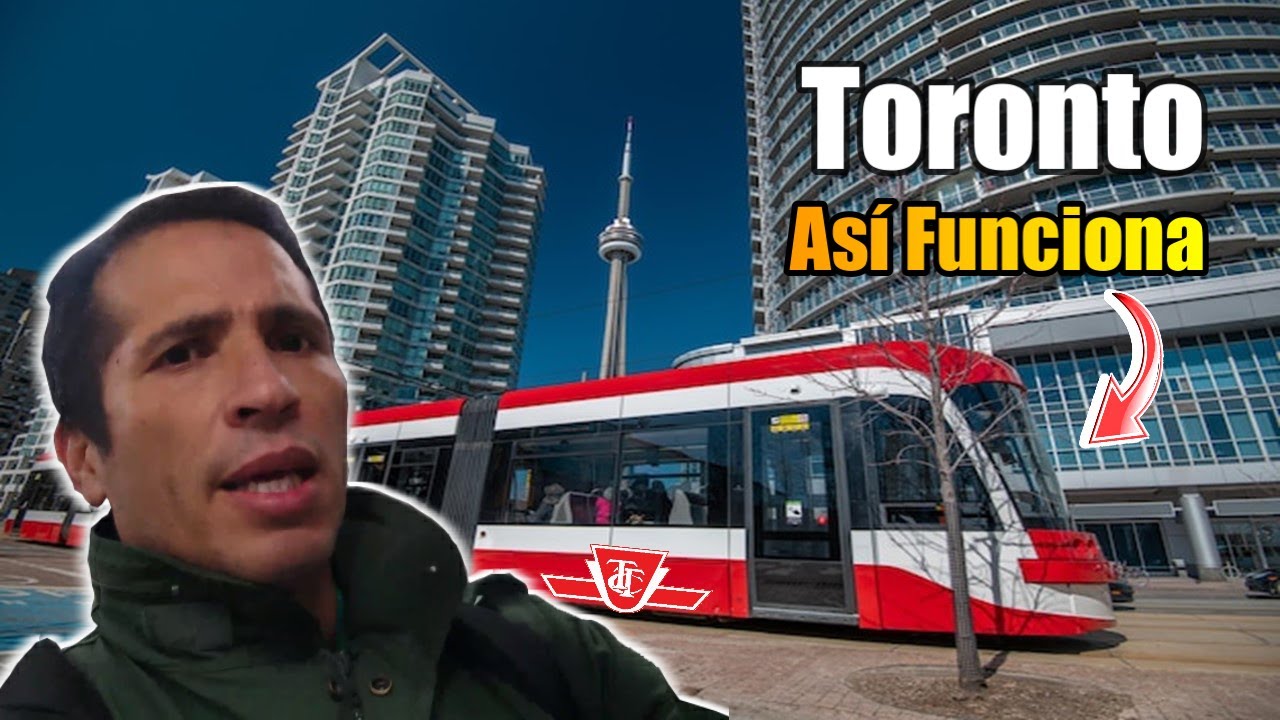 Como USAR el TRANSPORTE PÚBLICO en TORONTO! El más Grande de CANADA 🇨🇦