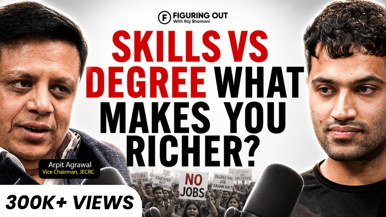 Degrees vs Skills Debate: ROI, Jobs, IITs & Real Career Outcomes | Arpit Agrawal | FO496 Raj Shamani