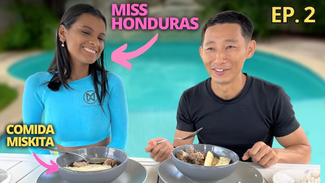 Miss Honduras me muestra comida y baile de Moskitia 😳🇭🇳