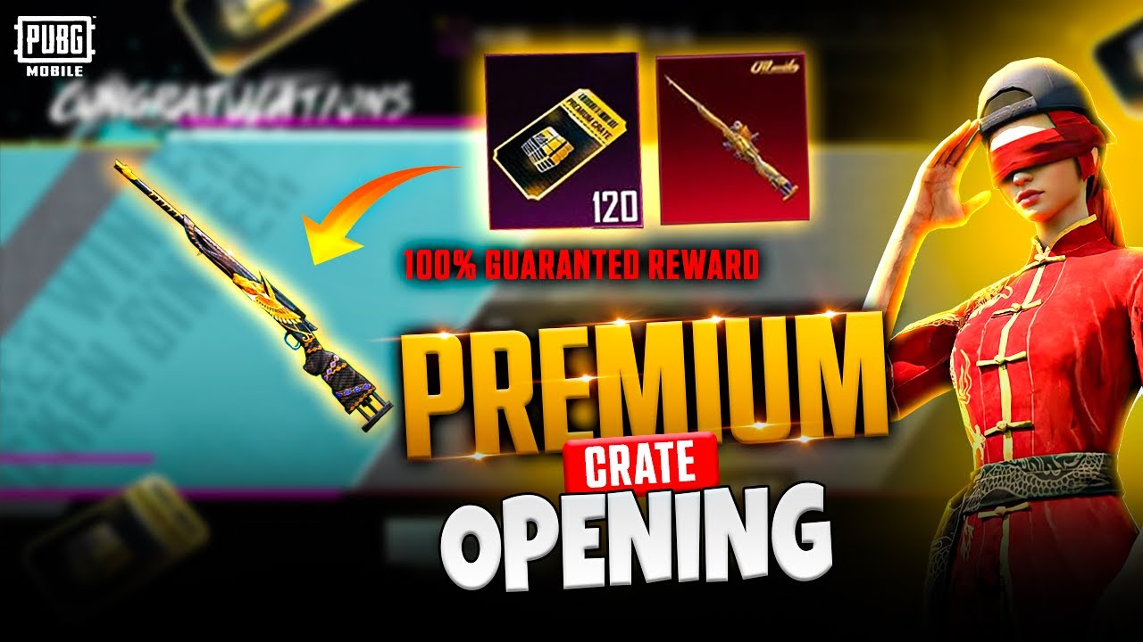 #Fanatic Plays Pubg Mobile New Premium Crate opening | Golden M24 in Premium Crate 😮