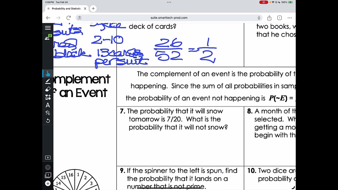 Alg 2: Theoretical Probability. 2/24